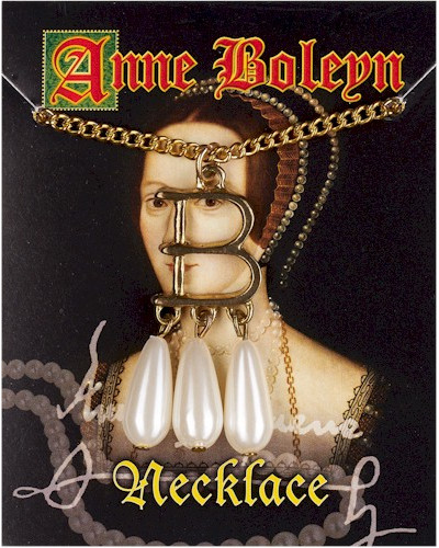 Anne Boleyn 'B' Faux Pearl Necklace