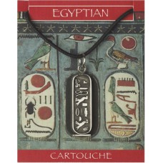Cleopatra Cartouche Pendant - Pewter