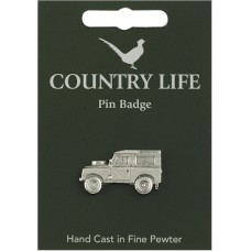 Country Life 4X4 Pin Badge - Pewter
