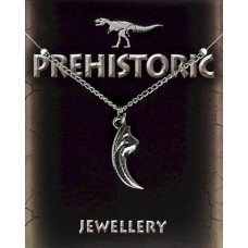 Claw Pendant on Chain - Pewter
