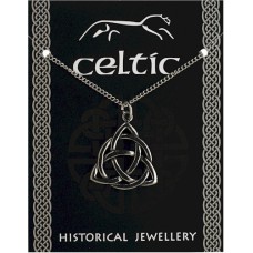 Celtic Triquetra Knot Pendant - Pewter