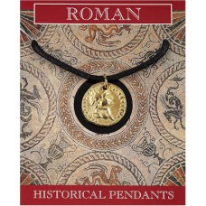 Domitian Coin Pendant - Gold Plated