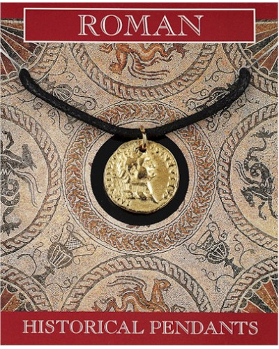 Domitian Coin Pendant - Gold Plated