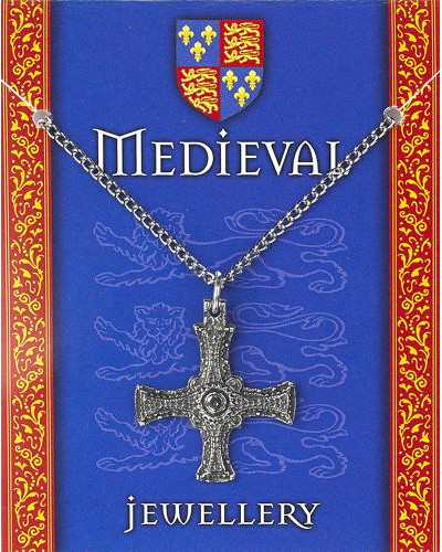 Medieval Cross Pendant - Pewter