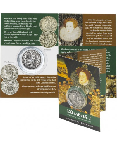 Elizabeth I Sixpence Coin Pack