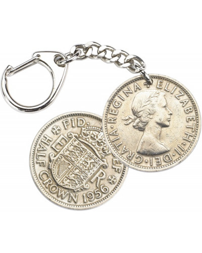 Half Crown Key-Ring - Elizabeth II