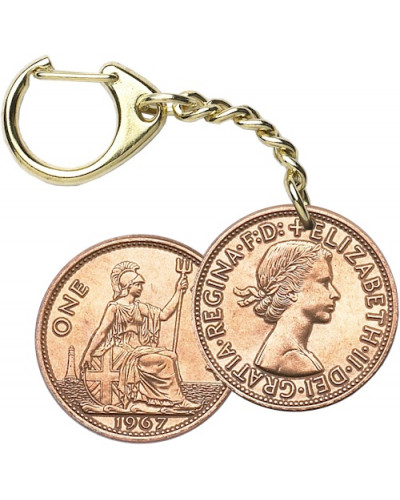 Penny Key-Ring - Elizabeth II