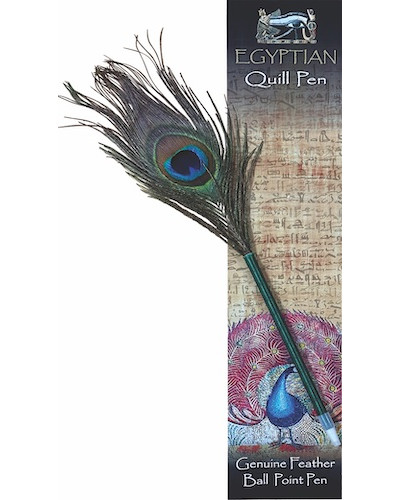 Egyptian Peacock Quill Pen