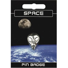Extra Terrestrial Pin Badge - Pewter