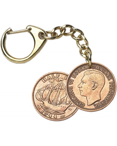 Half Penny Key-Ring - George VI