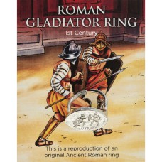 Roman Gladiator Ring - Pewter