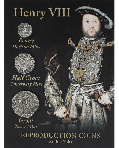 Henry VIII Coin Set of 3 Coins