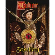 Henry VIII Gem Pendant - Gold Plated