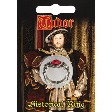 Henry VIII Gem Ring - Pewter
