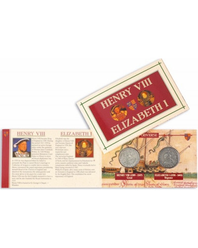 Henry VIII & Elizabeth I Coin Pack