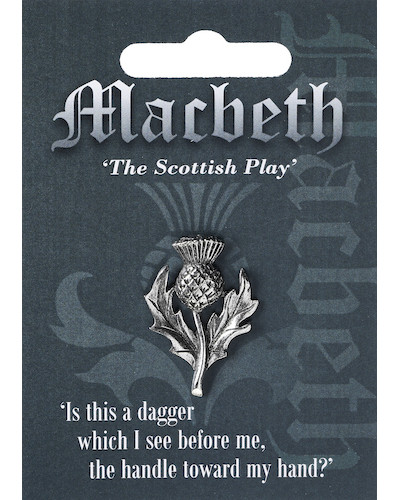 Macbeth Pin Badge - Pewter