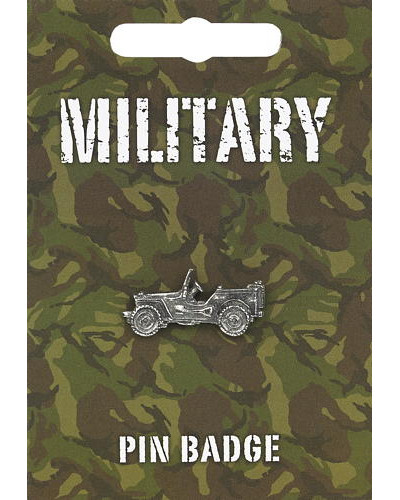 Army 4x4 Pin Badge - Pewter