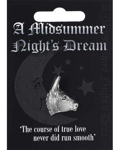 A Midsummer Night's Dream Pin Badge - Pewter
