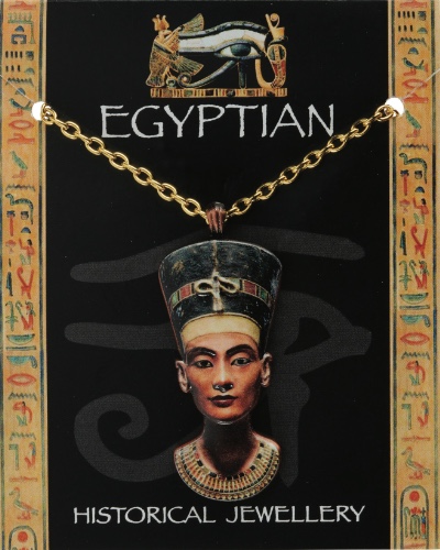 Nefertiti 3D Pendant on Chain