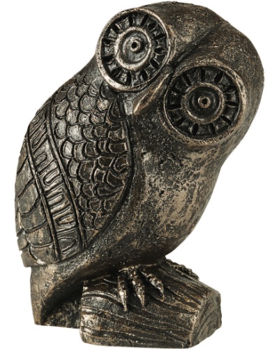 Roman Resin Owl of Minerva 7cm