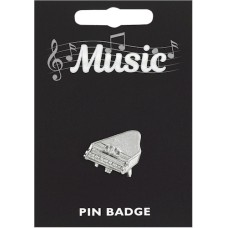 Piano Pin Badge - Pewter