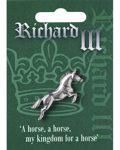 Richard III Pin Badge - Pewter