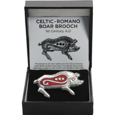 Romano-Celtic Boar Enamelled Brooch