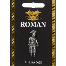 Roman Centurion Pin Badge - Pewter