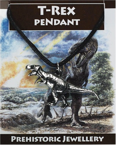 T-Rex Pendant - Pewter