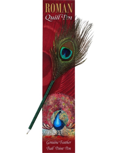 Roman Peacock Quill Pen