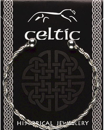 Celtic Twisted Bracelet - Silver Plated