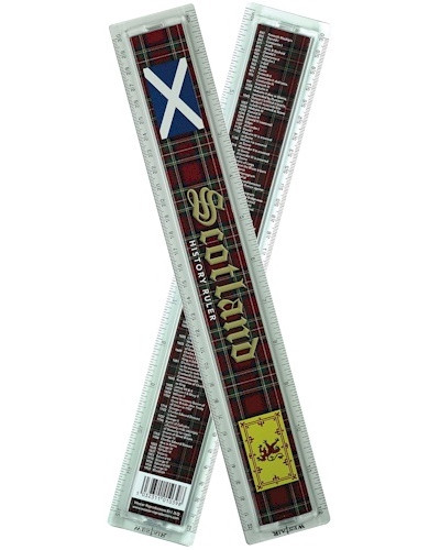 Scottish Kings & Queens History Ruler - 30cm
