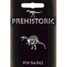 Spinosaurus Pin Badge - Pewter