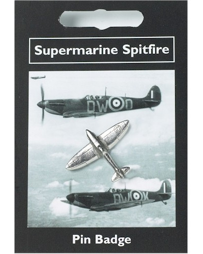 Supermarine Spitfire Pin Badge - Pewter