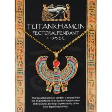 Tutankhamun Winged Horus Pendant on Chain