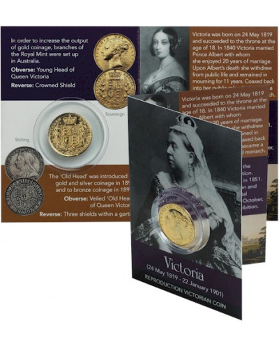 Queen Victoria Gold Sovereign Coin Pack