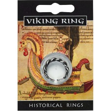 Viking Twist Ring - Pewter