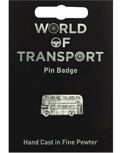 Bus Pin Badge - Pewter