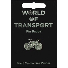 Bicycle Pin Badge - Pewter