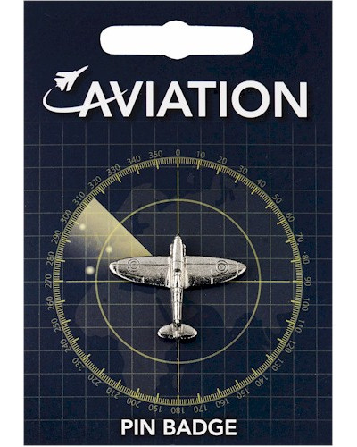 Spitfire Pin Badge - Pewter Spitfire Pin Badge - Pewter