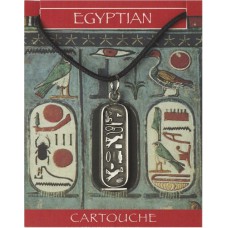 Cleopatra Cartouche Pendant - Pewter