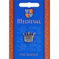 St Edward Crown Pilgrim Pin Badge - Pewter St Edward Crown Pilgrim Pin Badge - Pewter