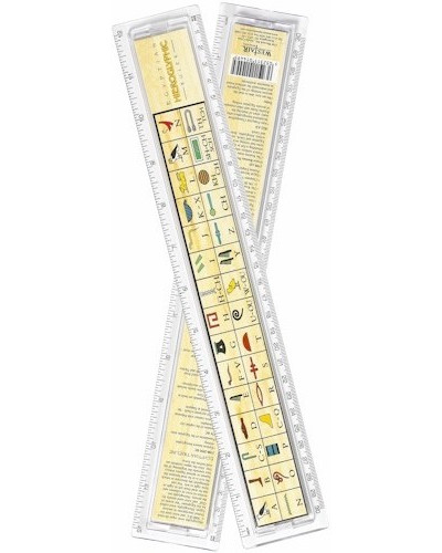Egyptian Hieroglyphic Ruler 30cm