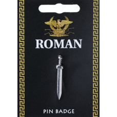 Gladius Sword Pin Badge - Pewter