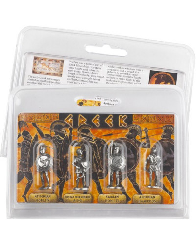 Set of 4 Greek Warriors in Pack