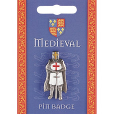 Medieval Knight Pin Badge