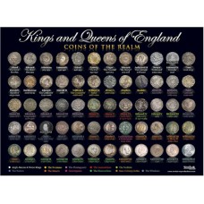 Kings and Queens Coin Poster - A3 Kings and Queens Coin Poster - A3