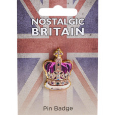 Royal Crown 3D Pin Badge