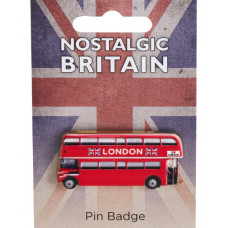 London Bus 3D Pin Badge