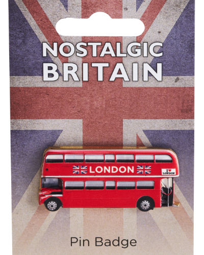 London Bus 3D Pin Badge